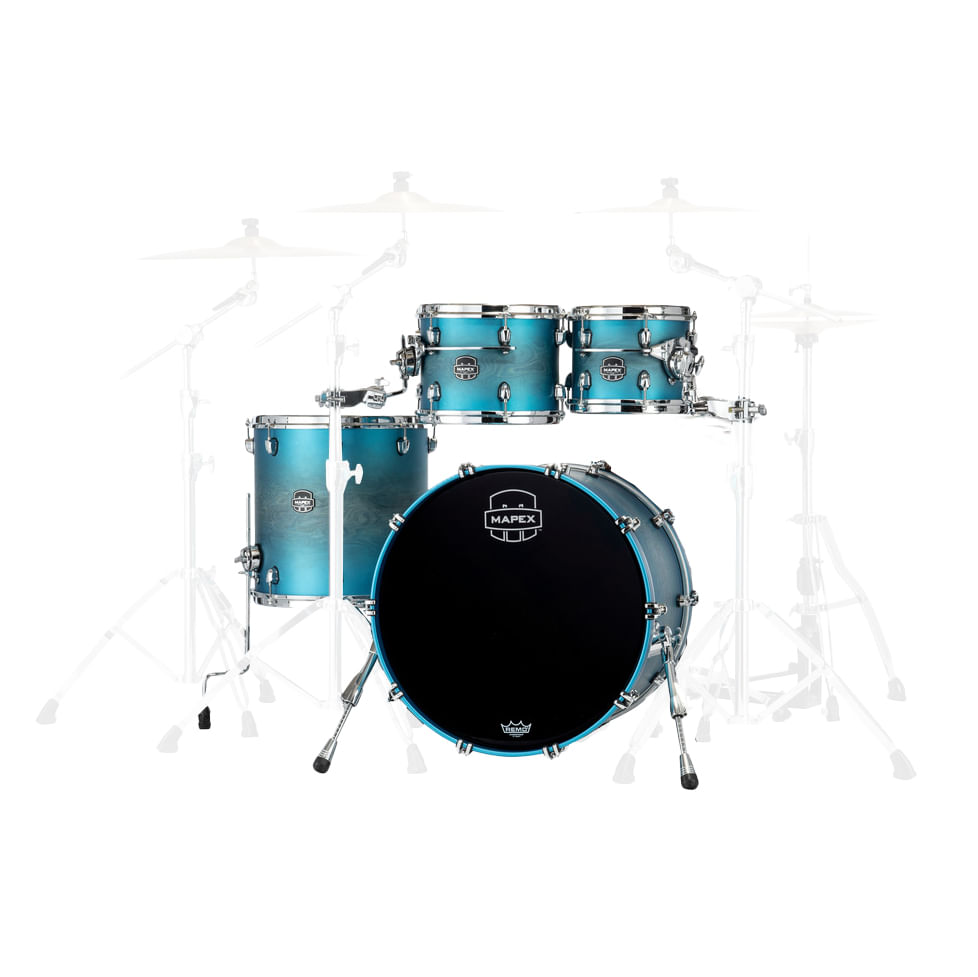 Shell Pack Mapex Saturn Evo SE529XM -  Exotic Azure Burst Lacquer
